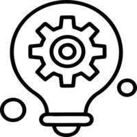 Idea solution icon symbol vector image. Illustration of the creative innovation concept design. EPS 10