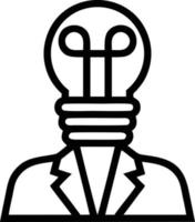 Idea solution icon symbol vector image. Illustration of the creative innovation concept design. EPS 10