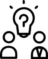 Idea solution icon symbol vector image. Illustration of the creative innovation concept design. EPS 10