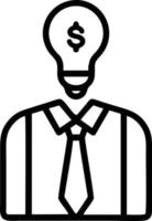 Idea solution icon symbol vector image. Illustration of the creative innovation concept design. EPS 10