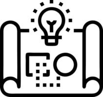 Idea solution icon symbol vector image. Illustration of the creative innovation concept design. EPS 10