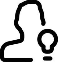 Idea solution icon symbol vector image. Illustration of the creative innovation concept design. EPS 10