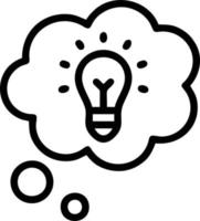 Idea solution icon symbol vector image. Illustration of the creative innovation concept design. EPS 10