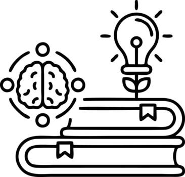 Idea solution icon symbol vector image. Illustration of the creative innovation concept design. EPS 10