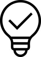 Idea solution icon symbol vector image. Illustration of the creative innovation concept design. EPS 10