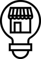 Idea solution icon symbol vector image. Illustration of the creative innovation concept design. EPS 10