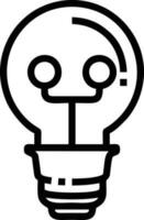 Idea solution icon symbol vector image. Illustration of the creative innovation concept design. EPS 10