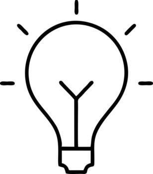 Idea solution icon symbol vector image. Illustration of the creative innovation concept design. EPS 10