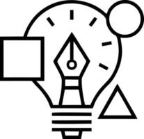 Idea solution icon symbol vector image. Illustration of the creative innovation concept design. EPS 10