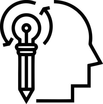 idea solución icono símbolo vector imagen. ilustración de el creativo innovación concepto diseño. eps 10