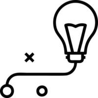Idea solution icon symbol vector image. Illustration of the creative innovation concept design. EPS 10