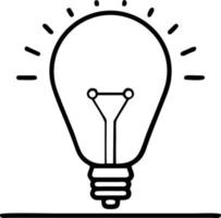 Idea solution icon symbol vector image. Illustration of the creative innovation concept design. EPS 10