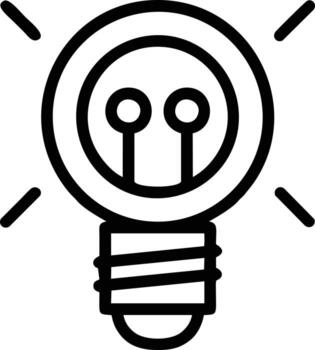 Idea solution icon symbol vector image. Illustration of the creative innovation concept design. EPS 10