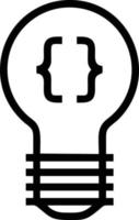 Idea solution icon symbol vector image. Illustration of the creative innovation concept design. EPS 10
