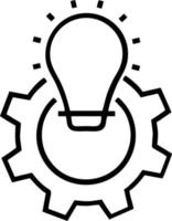 Idea solution icon symbol vector image. Illustration of the creative innovation concept design. EPS 10