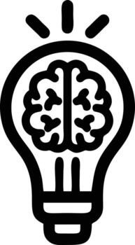 Idea solution icon symbol vector image. Illustration of the creative innovation concept design. EPS 10