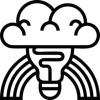 Idea solution icon symbol vector image. Illustration of the creative innovation concept design. EPS 10