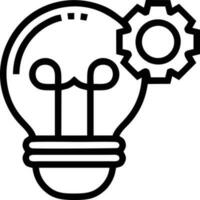 Idea solution icon symbol vector image. Illustration of the creative innovation concept design. EPS 10