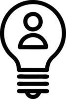 Idea solution icon symbol vector image. Illustration of the creative innovation concept design. EPS 10