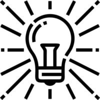Idea solution icon symbol vector image. Illustration of the creative innovation concept design. EPS 10