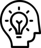 Idea solution icon symbol vector image. Illustration of the creative innovation concept design. EPS 10