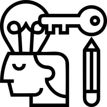 idea solución icono símbolo vector imagen. ilustración de el creativo innovación concepto diseño. eps 10