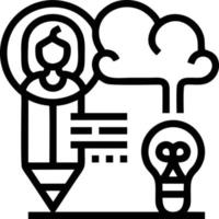 Idea solution icon symbol vector image. Illustration of the creative innovation concept design. EPS 10