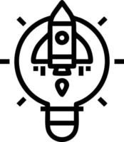 Idea solution icon symbol vector image. Illustration of the creative innovation concept design. EPS 10