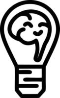 Idea solution icon symbol vector image. Illustration of the creative innovation concept design. EPS 10