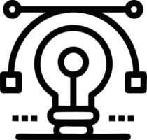 Idea solution icon symbol vector image. Illustration of the creative innovation concept design. EPS 10