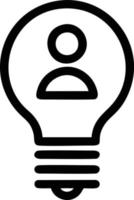 Idea solution icon symbol vector image. Illustration of the creative innovation concept design. EPS 10