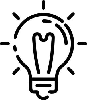 Idea solution icon symbol vector image. Illustration of the creative innovation concept design. EPS 10