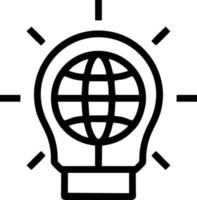 Idea solution icon symbol vector image. Illustration of the creative innovation concept design. EPS 10