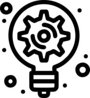Idea solution icon symbol vector image. Illustration of the creative innovation concept design. EPS 10