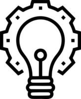 Idea solution icon symbol vector image. Illustration of the creative innovation concept design. EPS 10