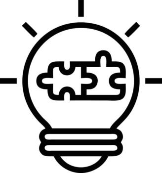 idea solución icono símbolo vector imagen. ilustración de el creativo innovación concepto diseño. eps 10