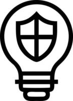 Idea solution icon symbol vector image. Illustration of the creative innovation concept design. EPS 10
