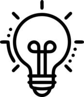 Idea solution icon symbol vector image. Illustration of the creative innovation concept design. EPS 10