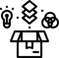 Idea solution icon symbol vector image. Illustration of the creative innovation concept design. EPS 10