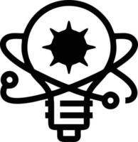 Idea solution icon symbol vector image. Illustration of the creative innovation concept design. EPS 10