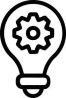 Idea solution icon symbol vector image. Illustration of the creative innovation concept design. EPS 10