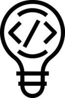 Idea solution icon symbol vector image. Illustration of the creative innovation concept design. EPS 10