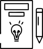 Idea solution icon symbol vector image. Illustration of the creative innovation concept design. EPS 10