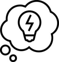 Idea solution icon symbol vector image. Illustration of the creative innovation concept design. EPS 10