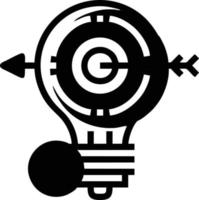 Idea solution icon symbol vector image. Illustration of the creative innovation concept design. EPS 10