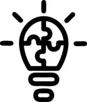 Idea solution icon symbol vector image. Illustration of the creative innovation concept design. EPS 10