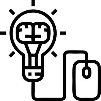 idea solución icono símbolo vector imagen. ilustración de el creativo innovación concepto diseño. eps 10