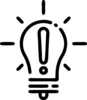 Idea solution icon symbol vector image. Illustration of the creative innovation concept design. EPS 10
