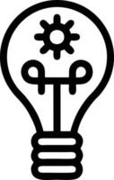 Idea solution icon symbol vector image. Illustration of the creative innovation concept design. EPS 10