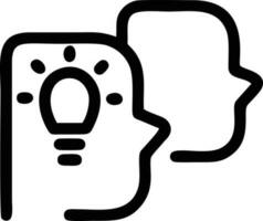 Idea solution icon symbol vector image. Illustration of the creative innovation concept design. EPS 10